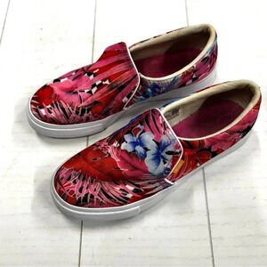 NIKE Court Royale Hawaiian Womens 7 Pink Floral‎ Shoes Sneakers CD7003-600